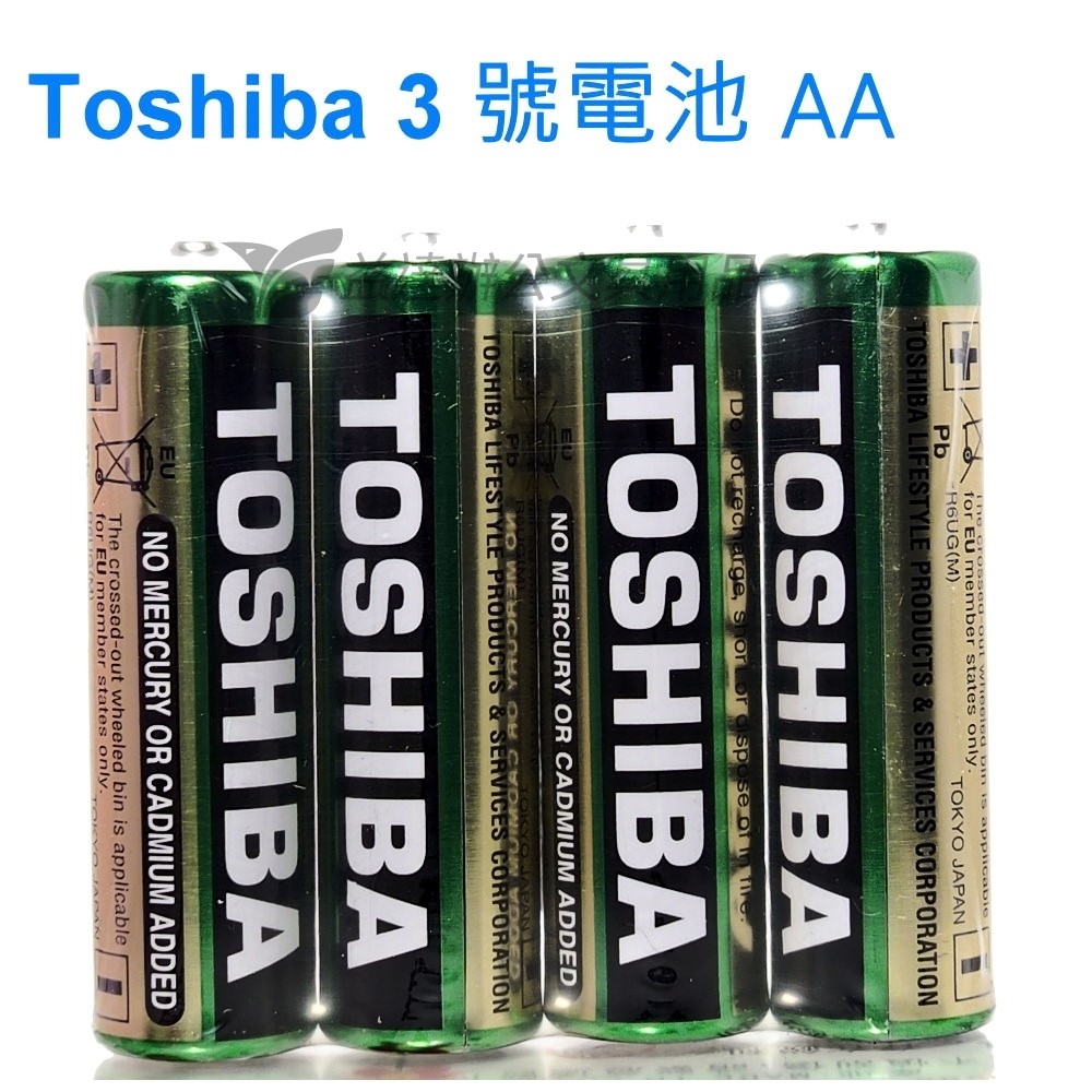 Toshiba 碳鋅普通電池 3號4入