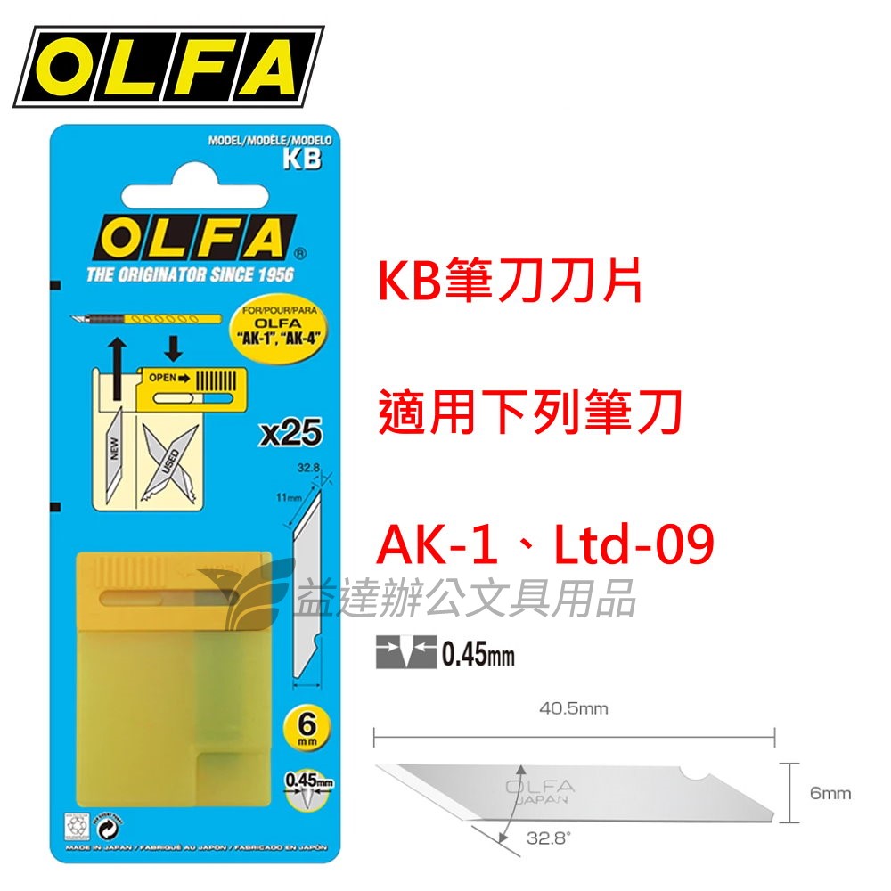 OLFA   KB  筆刀刀片