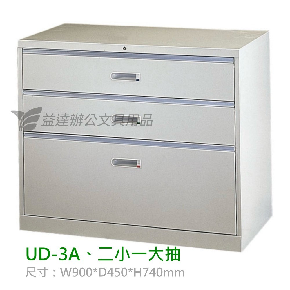 UD-3A、二小一大抽屜式  理想櫃